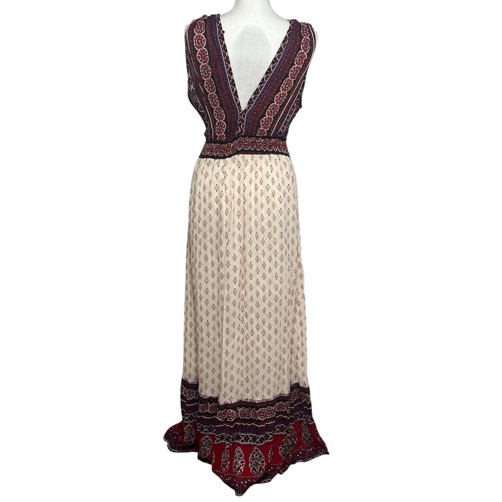 True Destiny Boutique Vintage Indian Bohemian Gauze Maxi Dress NWOT - Picture 3 of 10